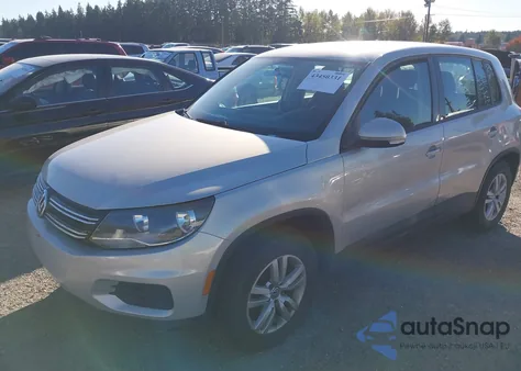 2013 Volkswagen Tiguan S из США, поврежденный, VIN WVGBV7AX7DW516501